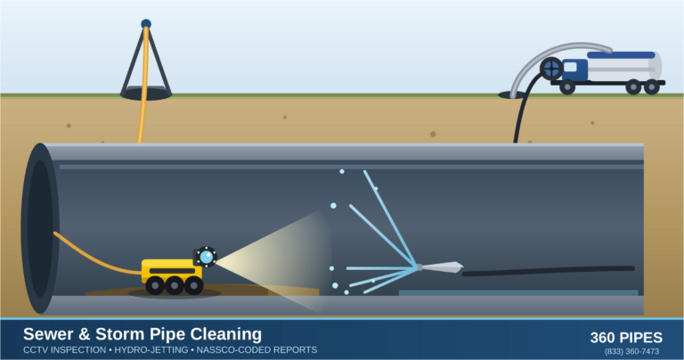How Professional Sewer & Storm Pipe Cleaning Works | 360 Pipes